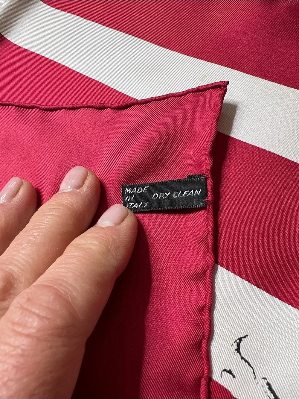 Gianfranco Ferre Hand Rolled 100% Silk 34” Square Scarf - New